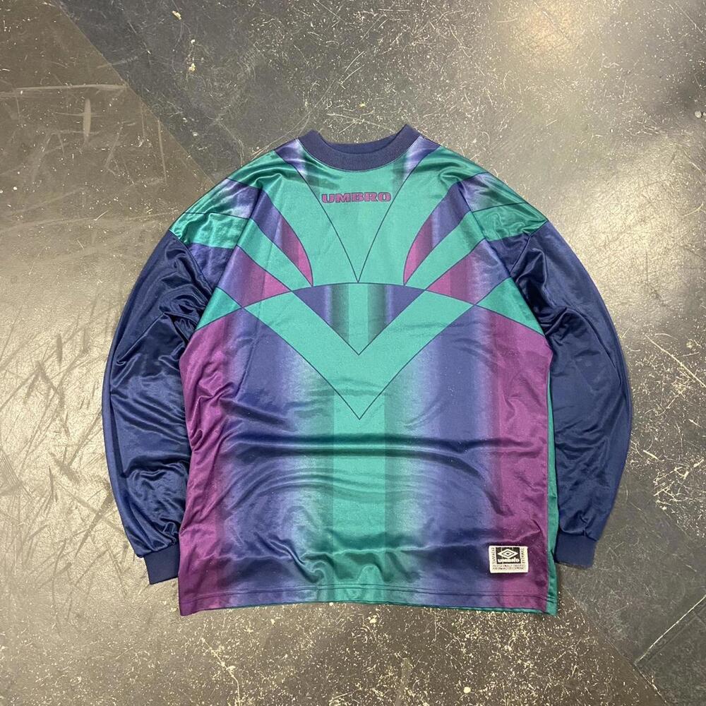 Vintage 90s Umbro Retro Soccer Goalie Jersey